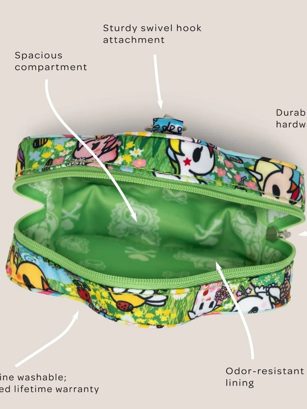 Tokidoki Flower Mini Bag - Meadow Blooms - Picture 3 of 10